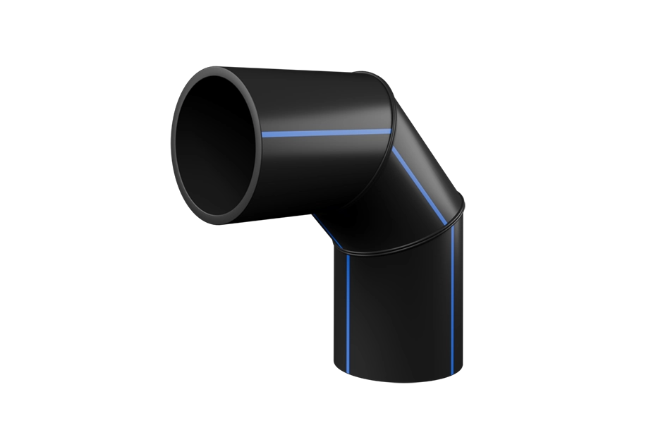 Отвод сварной PN10 трехсегментный ПЭ100 SDR 17